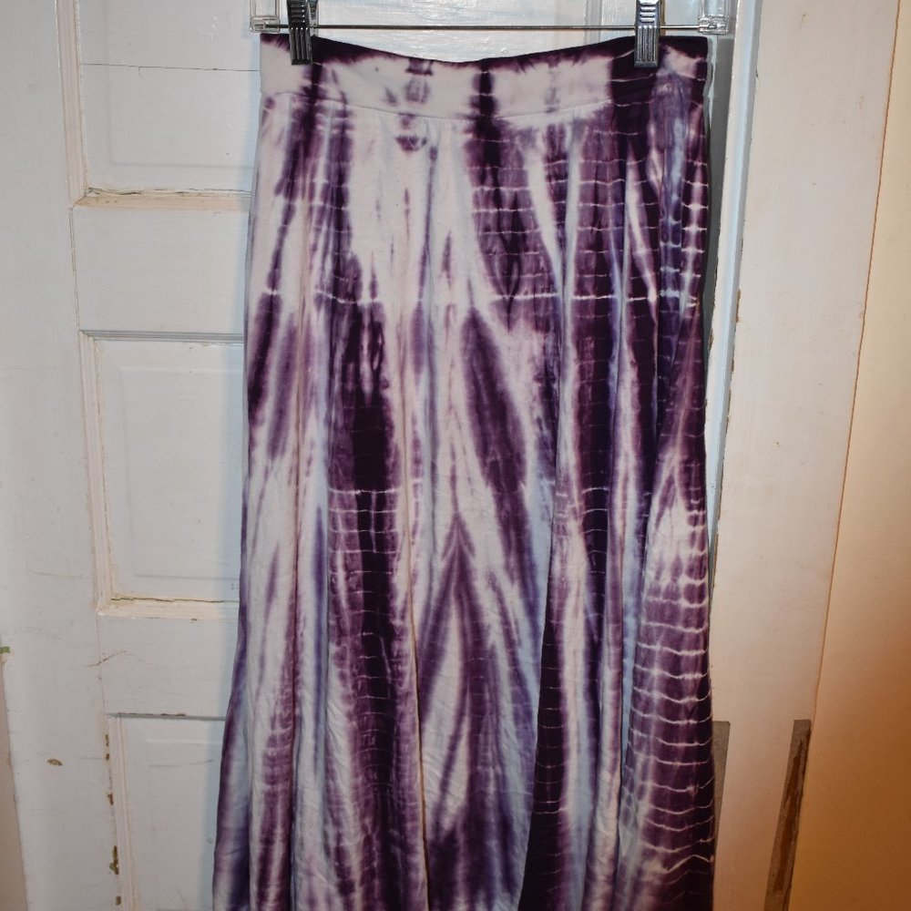 Purple Tie Dye Skirt